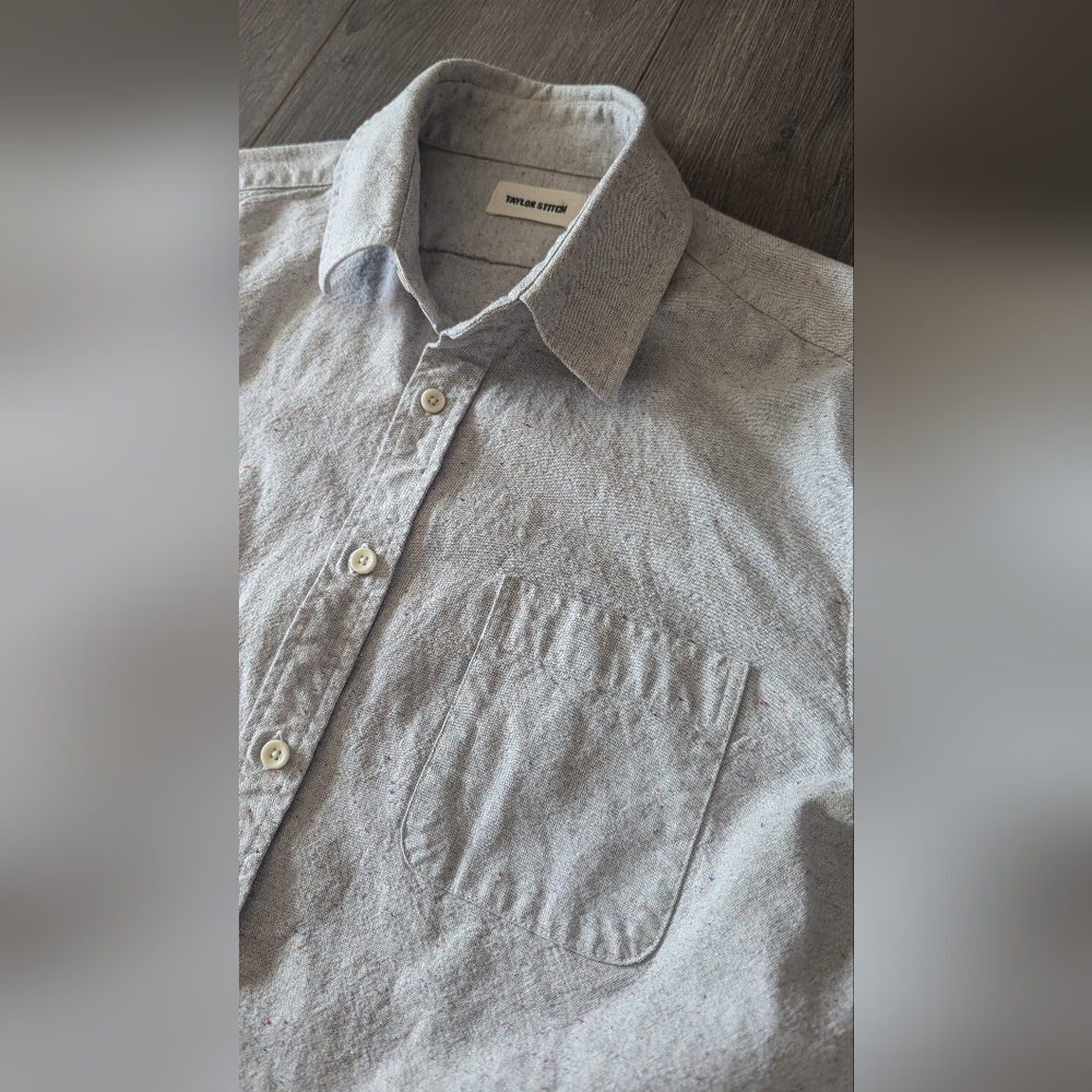 Taylor Stitch Nep/Color Fleck Shirt size 42/L